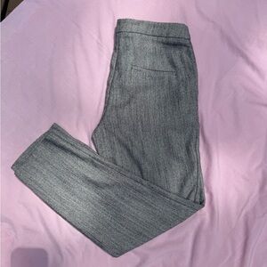 H&M Women's Gray Textured Trousers